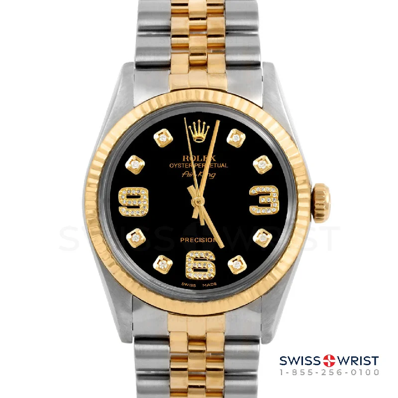 Rolex Air King 34mm | 5500-TT-BLK-8DA369-FLT-JBL