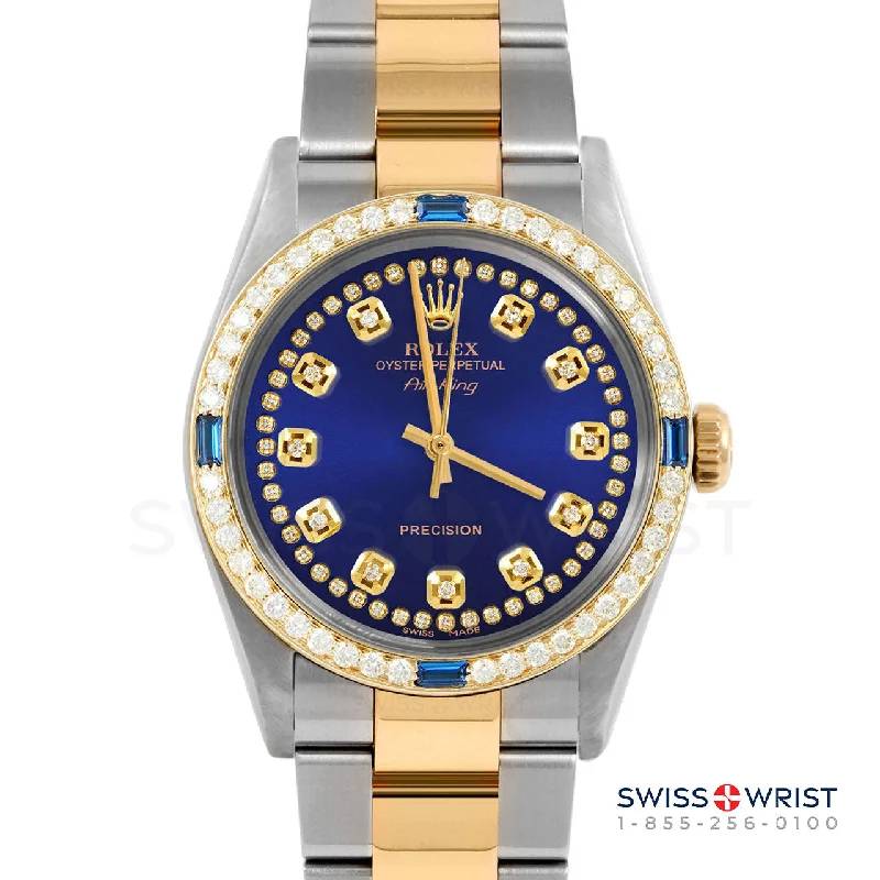 Rolex Air King 34mm | 5500-TT-BLU-STRD-4SPH-OYS