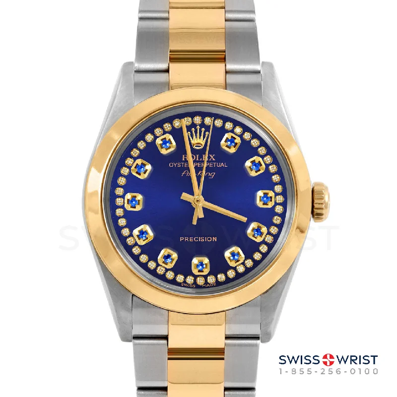 Rolex Air King 34mm | 5500-TT-BLU-STRS-SMT-OYS