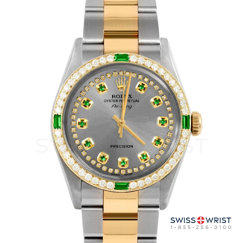 Rolex Air King 34mm | 5500-TT-SLT-STRE-4EMD-OYS