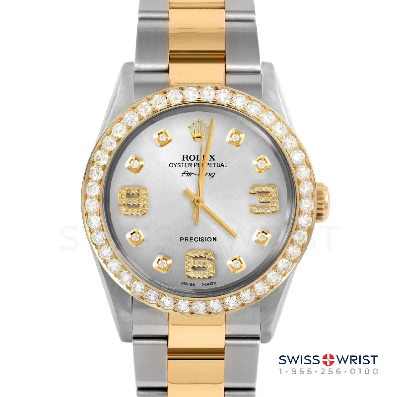 Rolex Air King 34mm | 5500-TT-SLV-8DA369-2CT-OYS