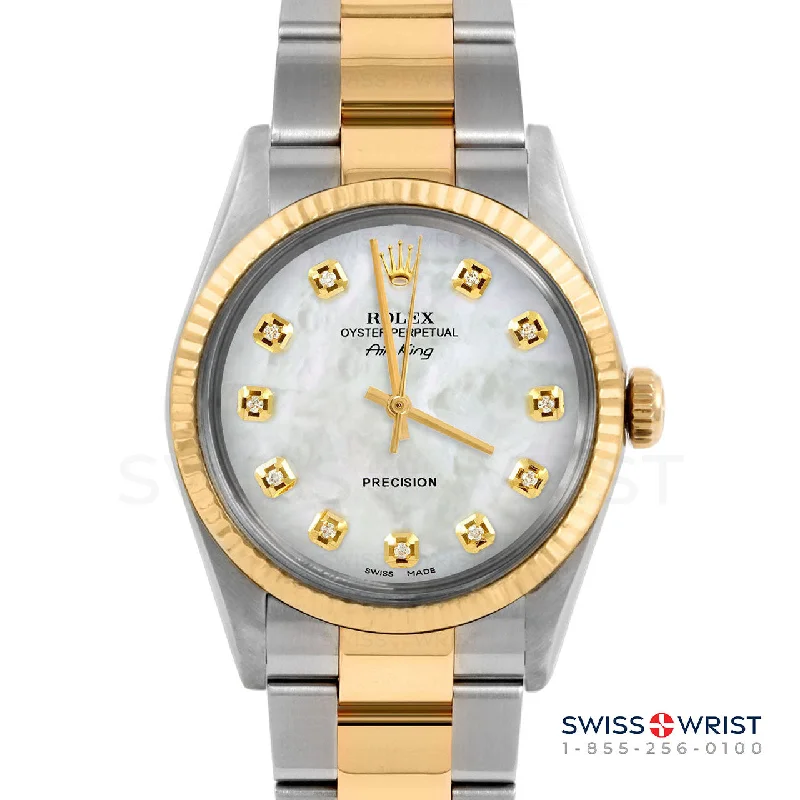 Rolex Air King 34mm | 5500-TT-WMOP-DIA-AM-FLT-OYS