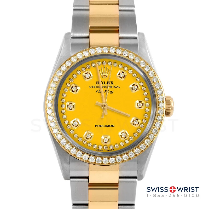 Rolex Air King 34mm | 5500-TT-YLW-STRD-BDS-OYS