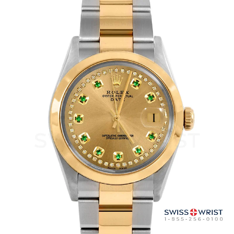 Rolex Date 34mm | 1500-TT-CHM-STRE-SMT-OYS