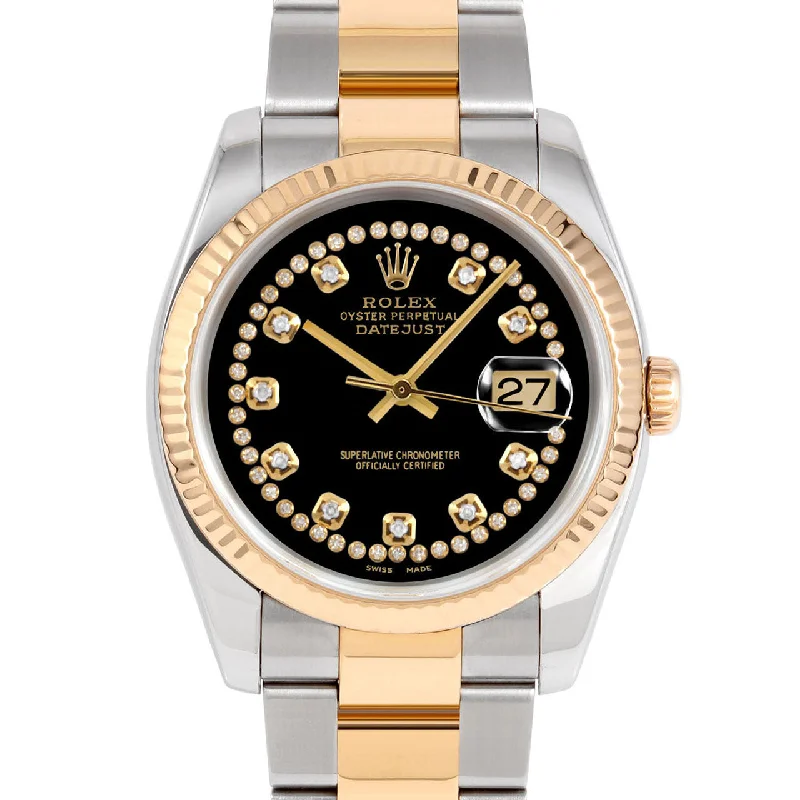 Rolex Datejust 36mm | 116233-BLK-STRD-FLT-OYS