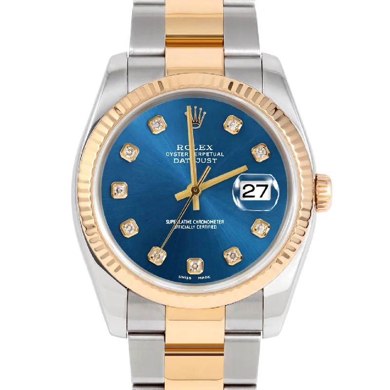 Rolex Datejust 36mm | 116233-BLU-DIA-AM-FLT-OYS