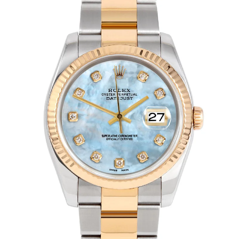 Rolex Datejust 36mm | 116233-LBMOP-DIA-AM-FLT-OYS