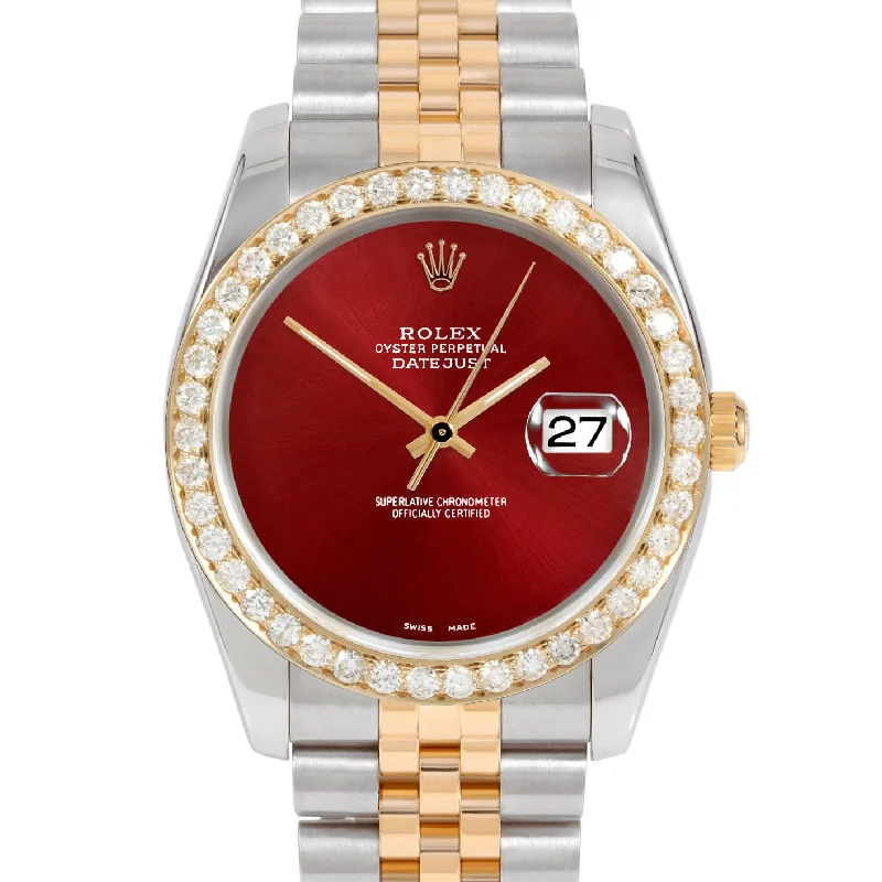 Rolex Datejust 36mm | 116233-RED-NOHM-25CT-JBL