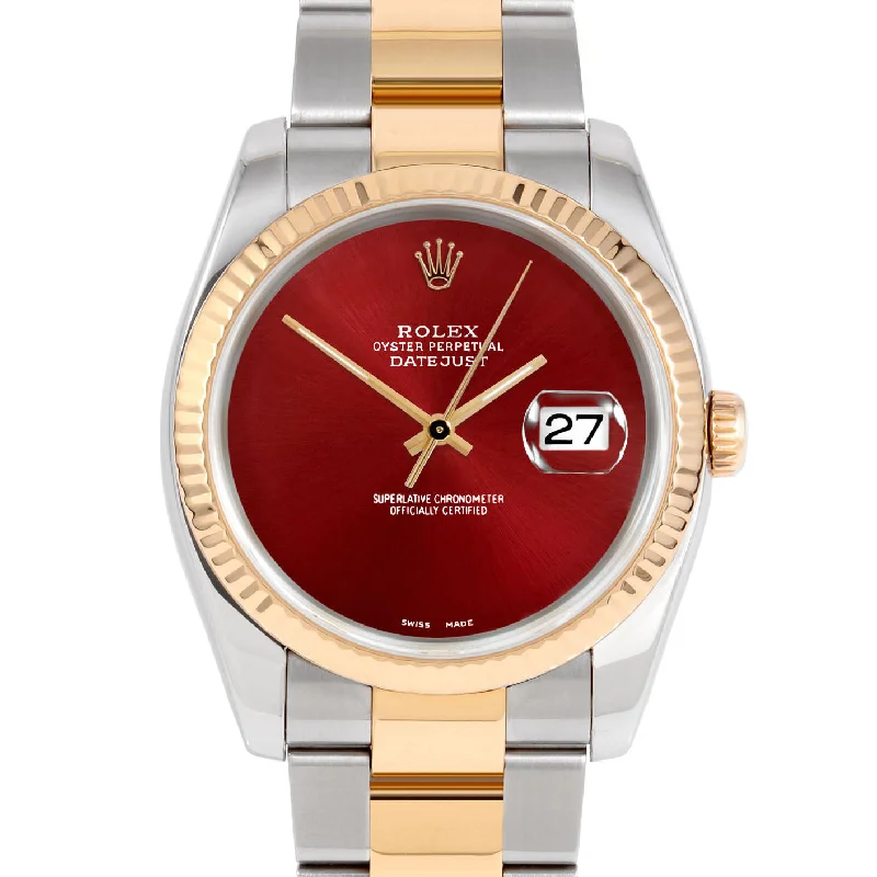 Rolex Datejust 36mm | 116233-RED-NOHM-FLT-OYS