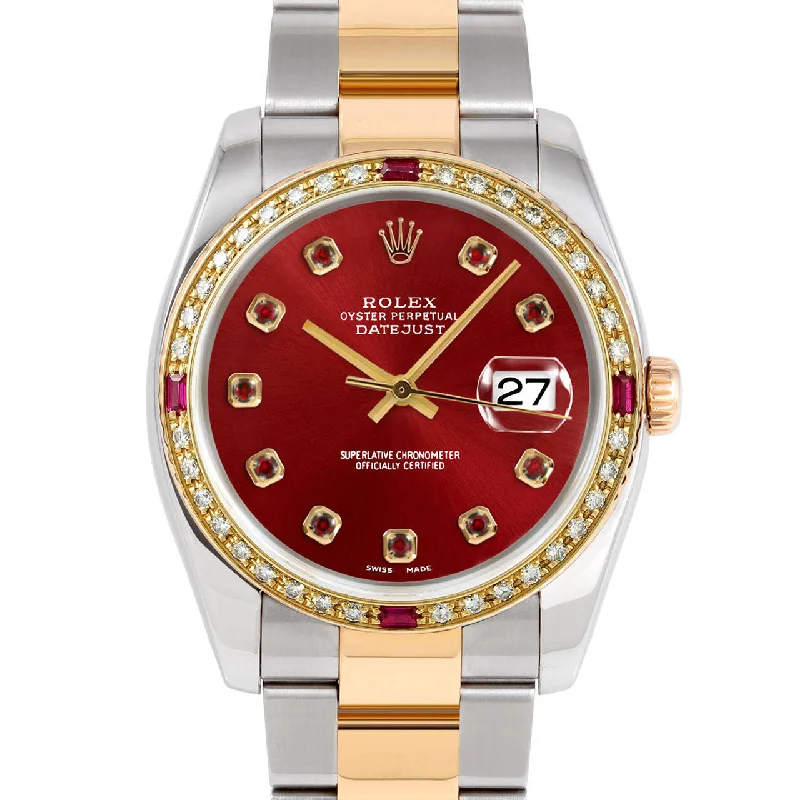 Rolex Datejust 36mm | 116233-RED-RBY-AM-4RBY-OYS