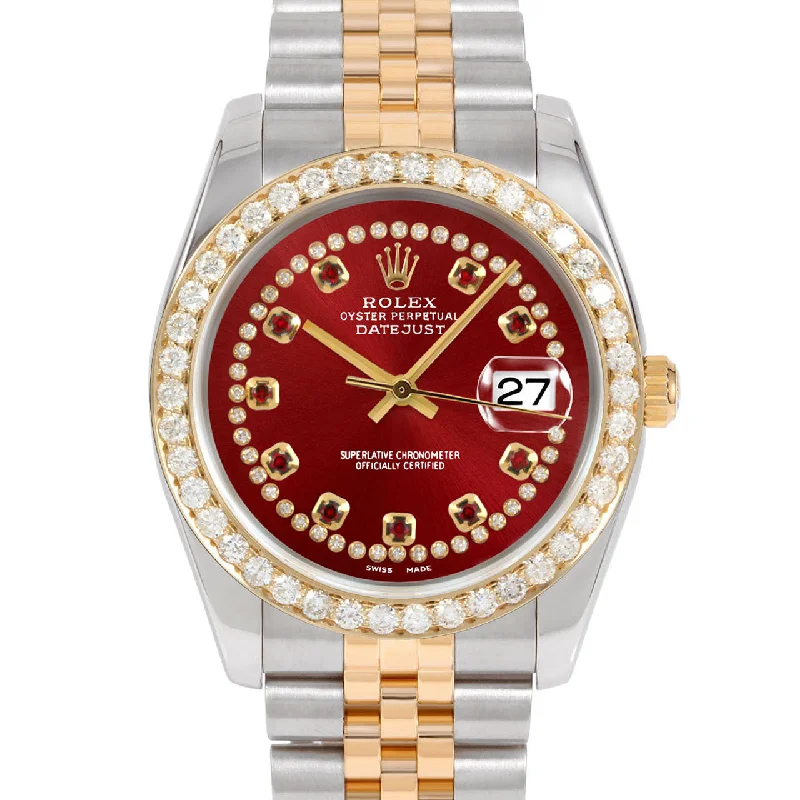 Rolex Datejust 36mm | 116233-RED-STRR-25CT-JBL