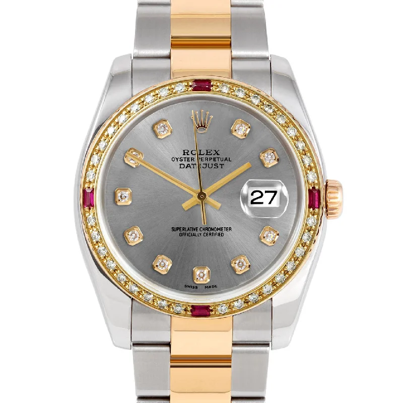 Rolex Datejust 36mm | 116233-SLT-DIA-AM-4RBY-OYS