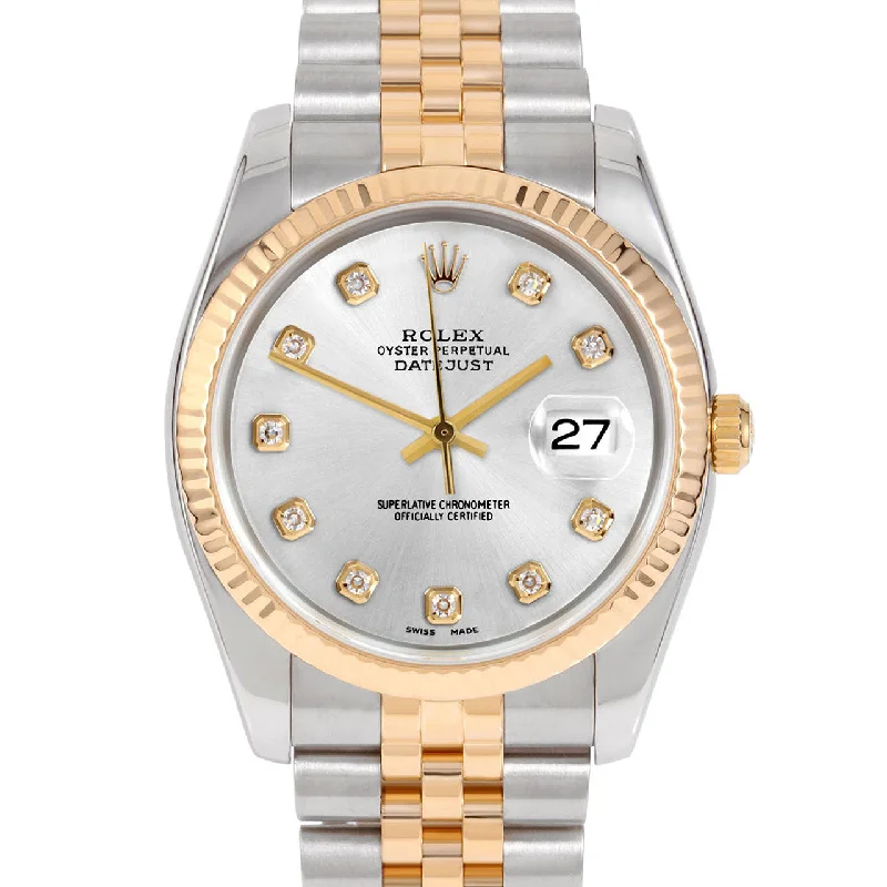 Rolex Datejust 36mm | 116233-SLV-DIA-AM-FLT-JBL