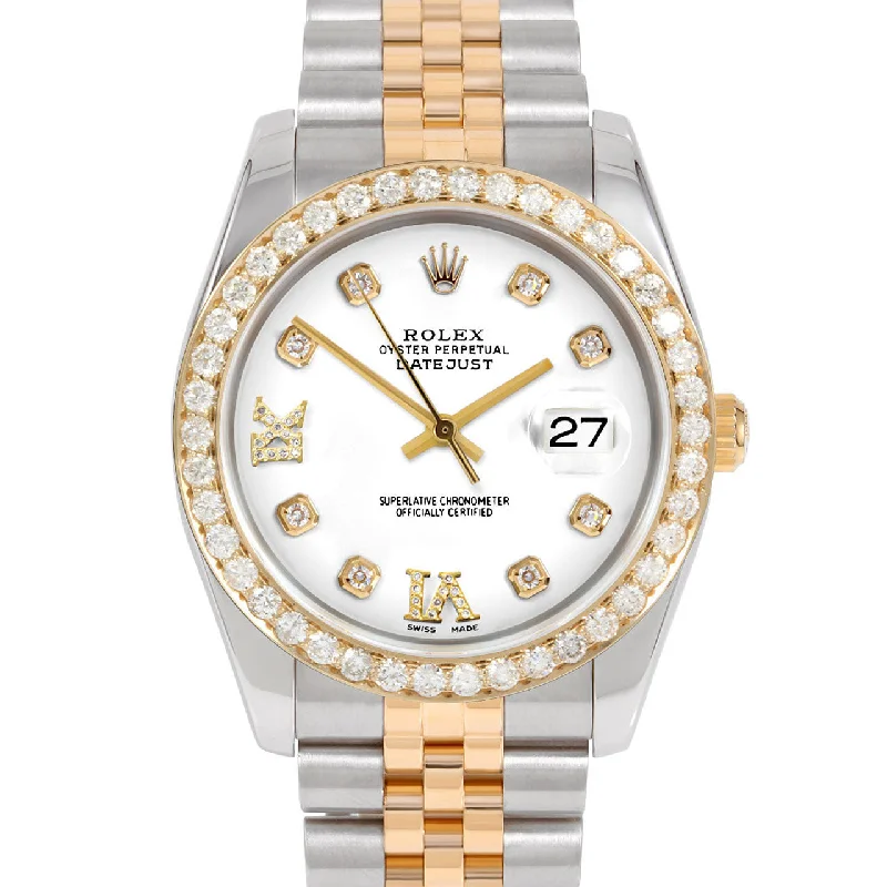 Rolex Datejust 36mm | 116233-WHT-8DR69-25CT-JBL