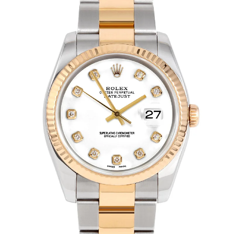 Rolex Datejust 36mm | 116233-WHT-DIA-AM-FLT-OYS