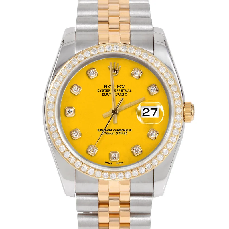 Rolex Datejust 36mm | 116233-YLW-DIA-AM-BDS-JBL