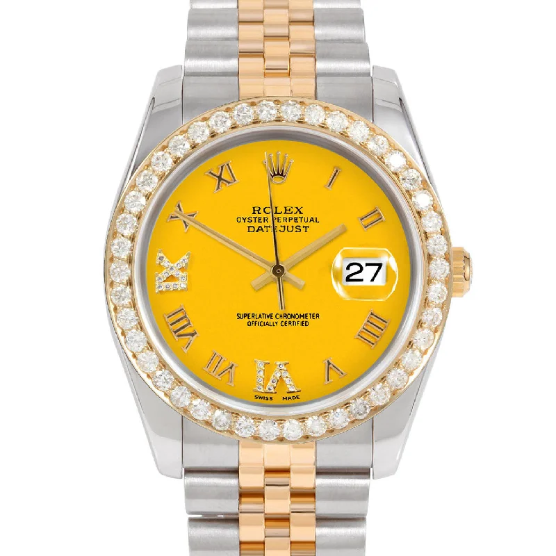 Rolex Datejust 36mm | 116233-YLW-RDR69-25CT-JBL