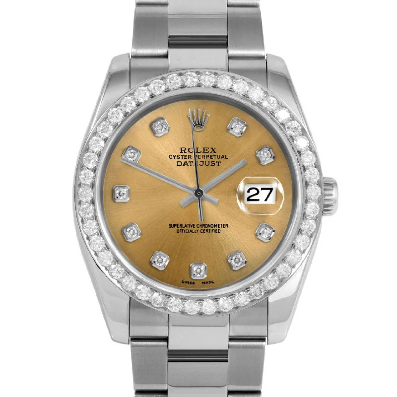 Rolex Datejust 36mm | 116234-CHM-DIA-AM-25CT-OYS