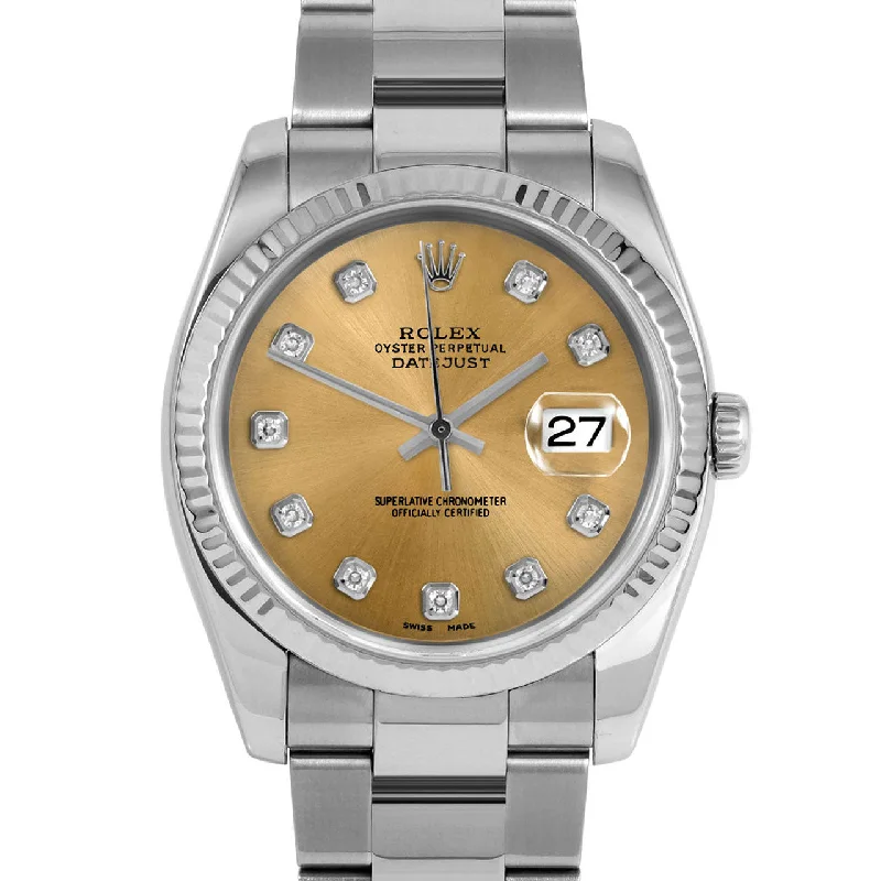 Rolex Datejust 36mm | 116234-CHM-DIA-AM-FLT-OYS