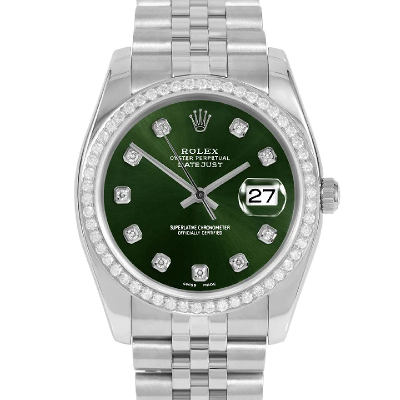 Rolex Datejust 36mm | 116234-GRN-DIA-AM-BDS-JBL