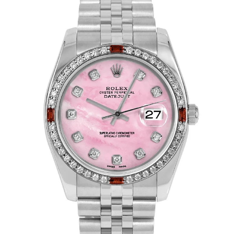 Rolex Datejust 36mm | 116234-PMOP-DIA-AM-4RBY-JBL