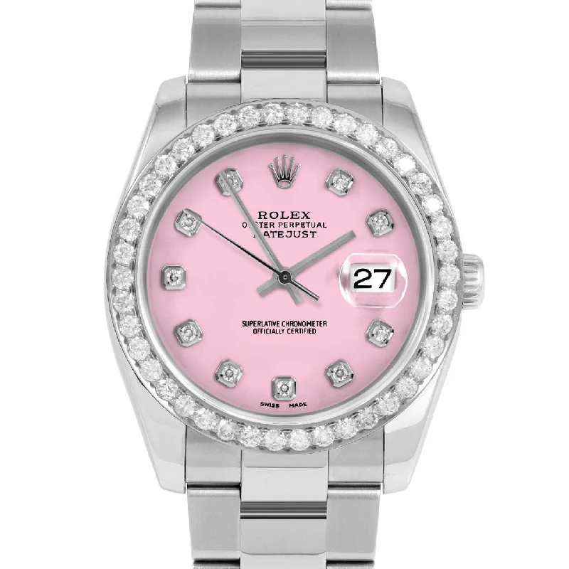 Rolex Datejust 36mm | 116234-PNK-DIA-AM-25CT-OYS