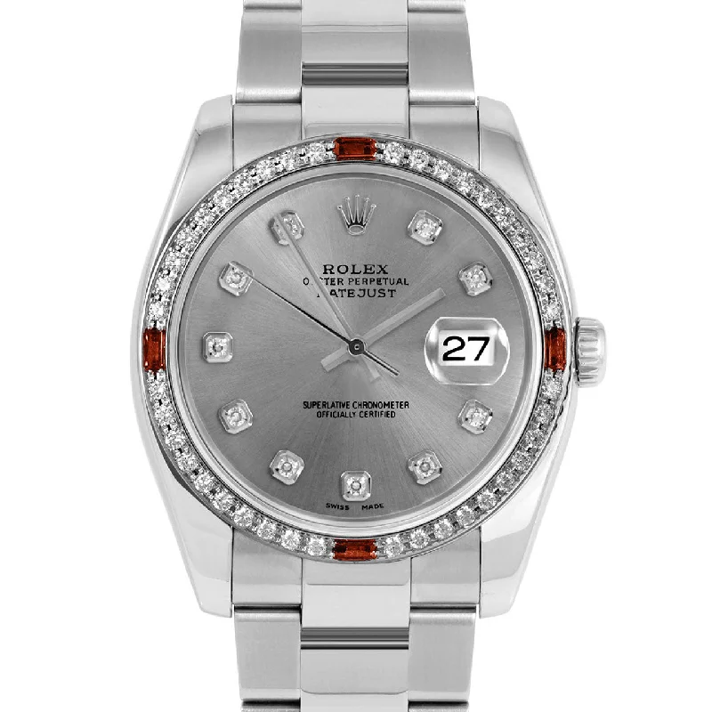 Rolex Datejust 36mm | 116234-SLT-DIA-AM-4RBY-OYS