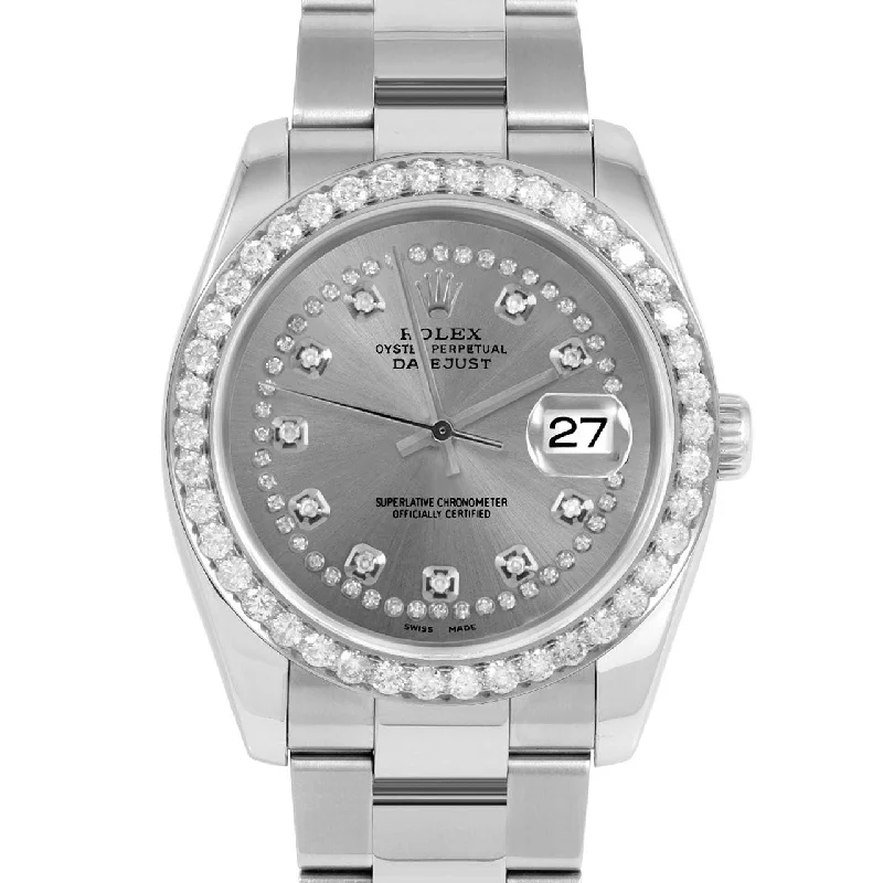 Rolex Datejust 36mm | 116234-SLT-STRD-25CT-OYS