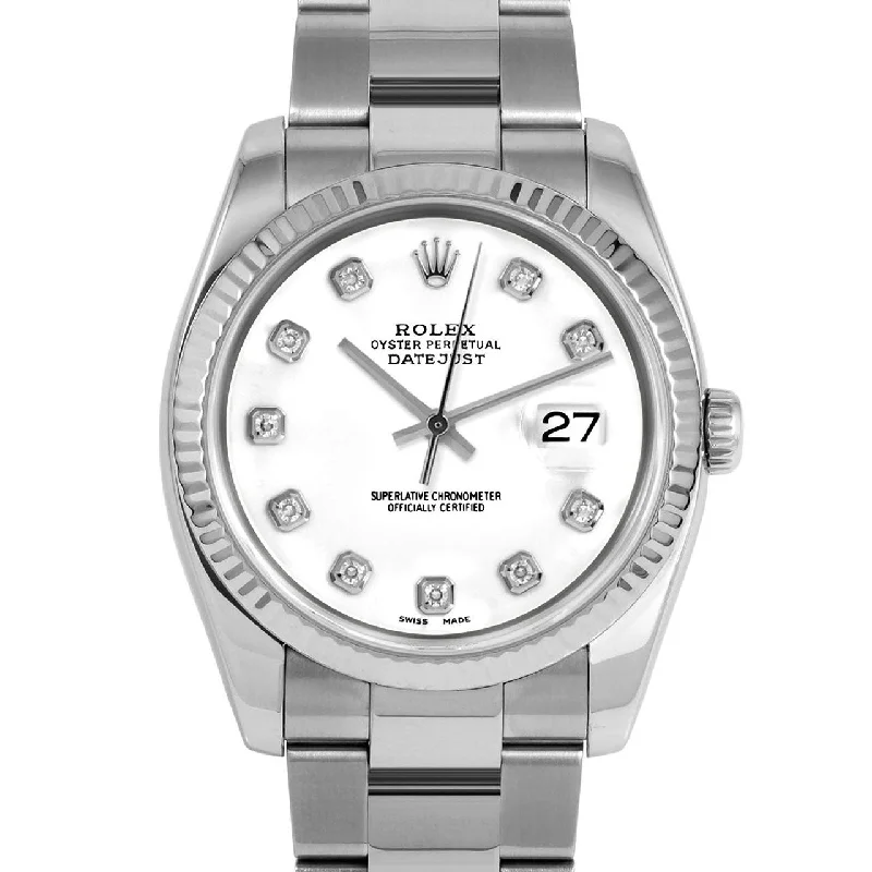 Rolex Datejust 36mm | 116234-WHT-DIA-AM-FLT-OYS