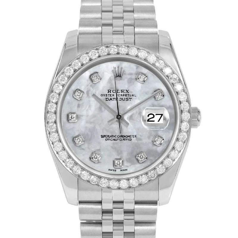 Rolex Datejust 36mm | 116234-WMOP-DIA-AM-25CT-JBL