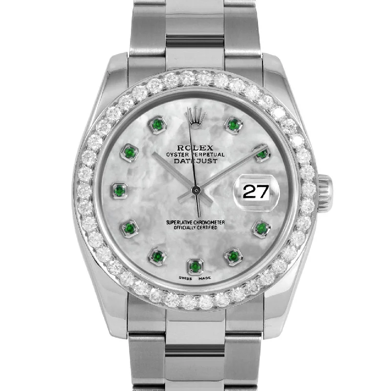 Rolex Datejust 36mm | 116234-WMOP-EMD-AM-25CT-OYS