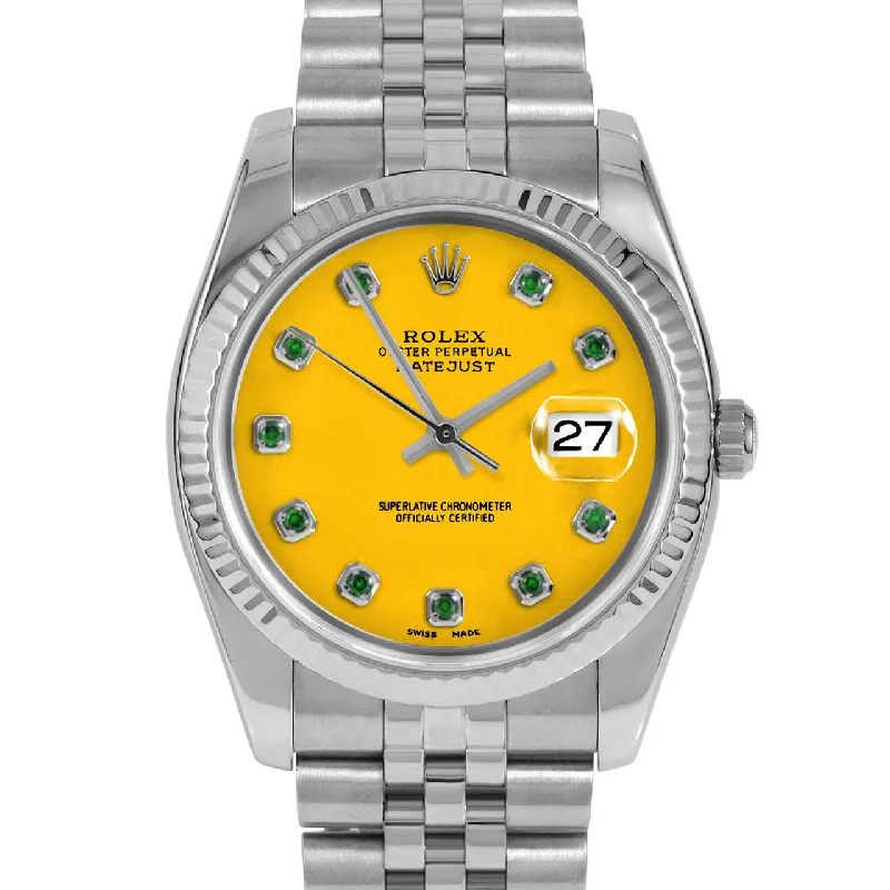 Rolex Datejust 36mm | 116234-YLW-EMD-AM-FLT-JBL