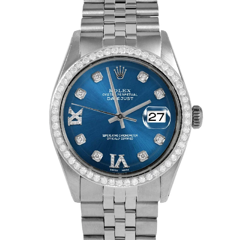 Rolex Datejust 36mm | 1601-SS-BLU-8DR69-BDS-JBL