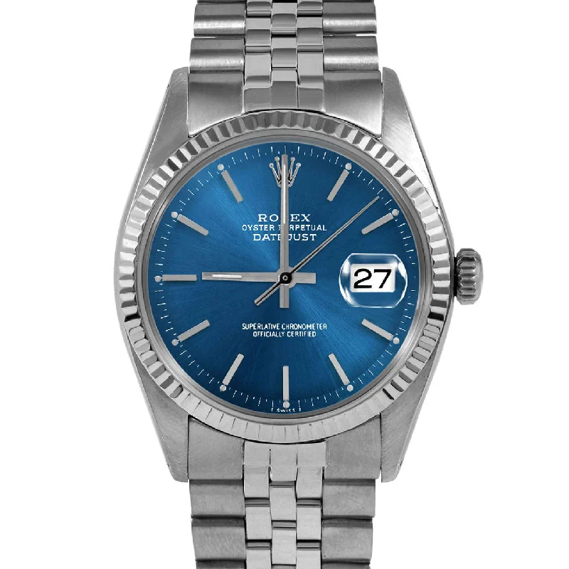 Rolex Datejust 36mm | 1601-SS-BLU-STK-FLT-JBL