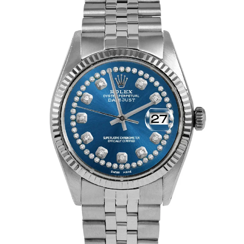 Rolex Datejust 36mm | 1601-SS-BLU-STRD-FLT-JBL