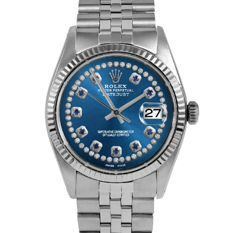 Rolex Datejust 36mm | 1601-SS-BLU-STRS-FLT-JBL