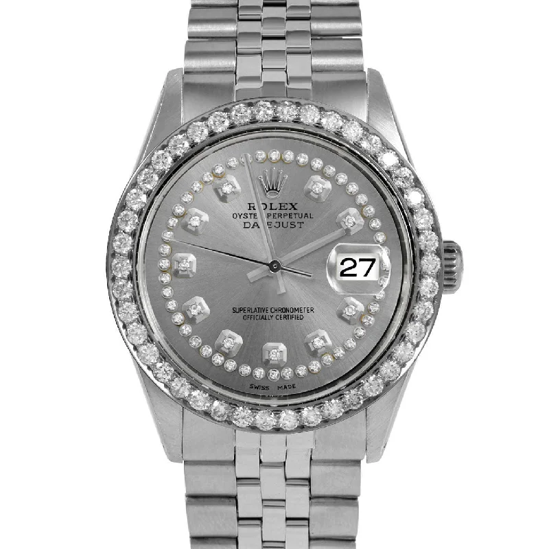 Rolex Datejust 36mm | 1601-SS-SLT-STRD-25CT-JBL