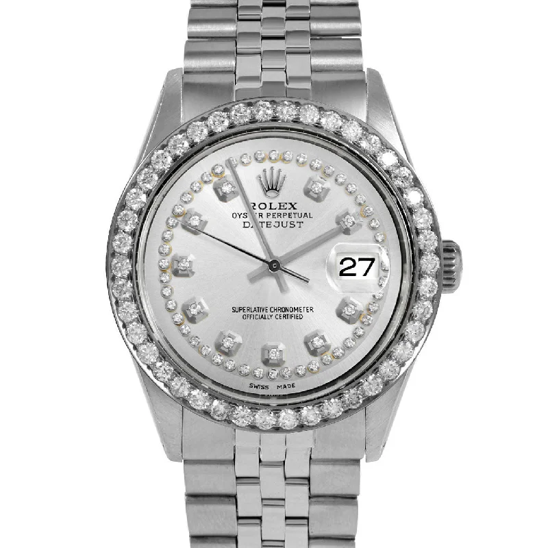 Rolex Datejust 36mm | 1601-SS-SLV-STRD-25CT-JBL