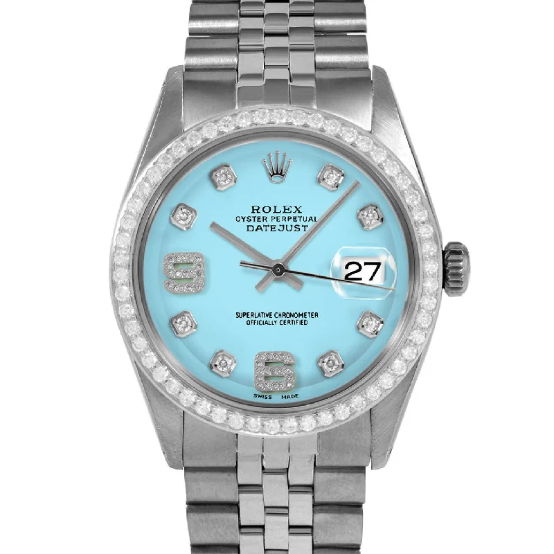 Rolex Datejust 36mm | 1601-SS-TRQ-8DA69-BDS-JBL