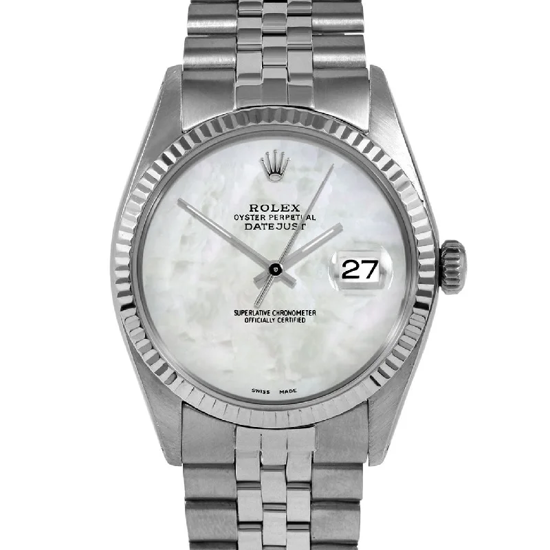 Rolex Datejust 36mm | 1601-SS-WMOP-NOHM-FLT-JBL