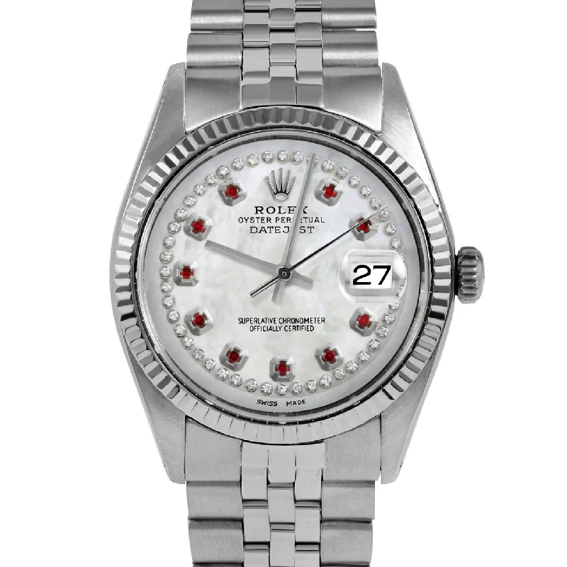 Rolex Datejust 36mm | 1601-SS-WMOP-STRR-FLT-JBL