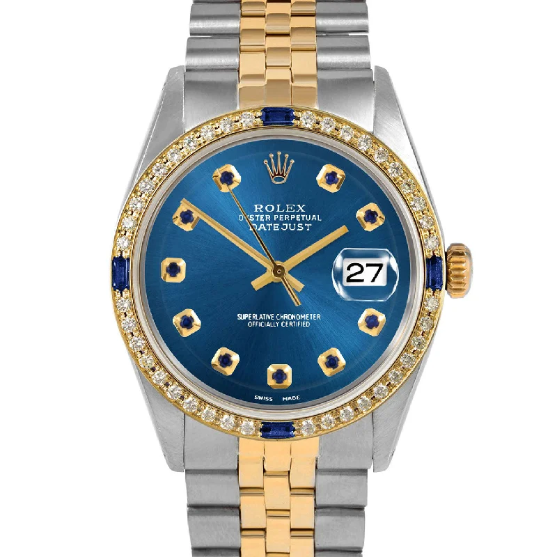 Rolex Datejust 36mm | 1601-TT-BLU-SPH-AM-4SPH-JBL