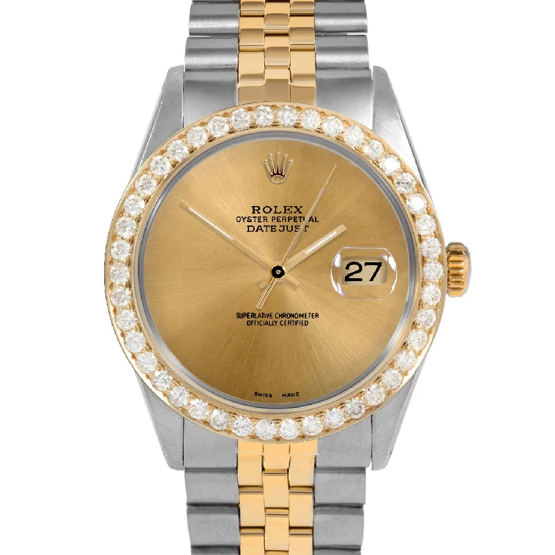 Rolex Datejust 36mm | 1601-TT-CHM-NOHM-25CT-JBL