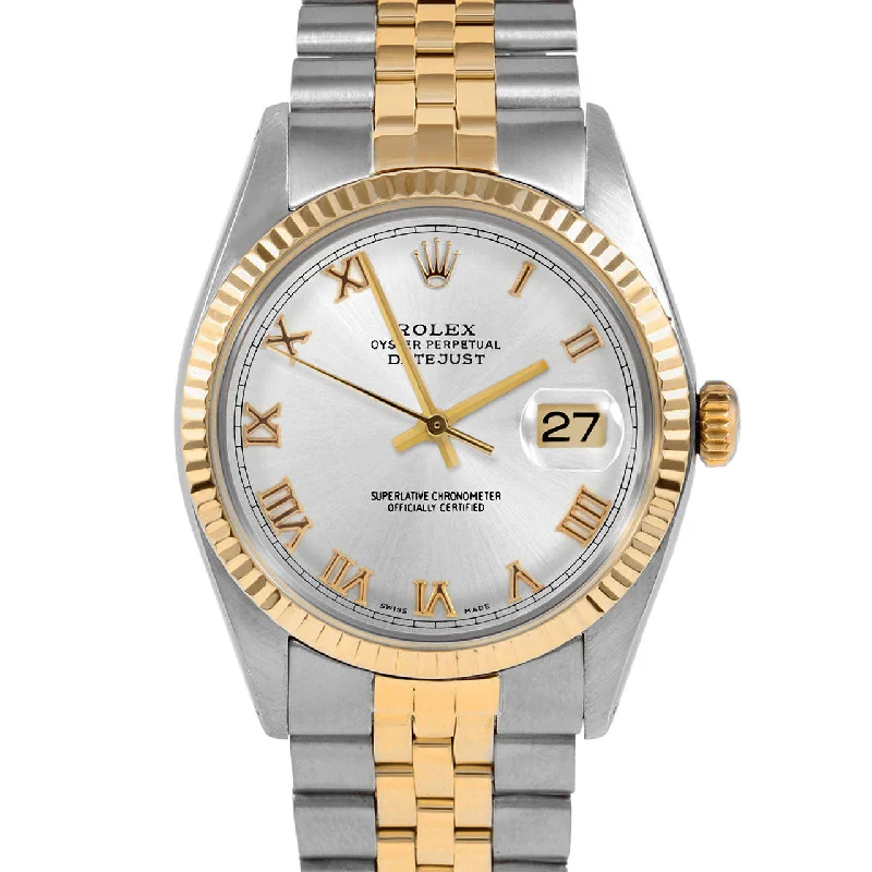 Rolex Datejust 36mm | 1601-TT-SLV-ROM-FLT-JBL