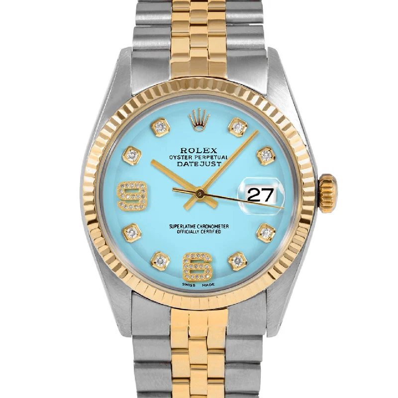 Rolex Datejust 36mm | 1601-TT-TRQ-8DA69-FLT-JBL