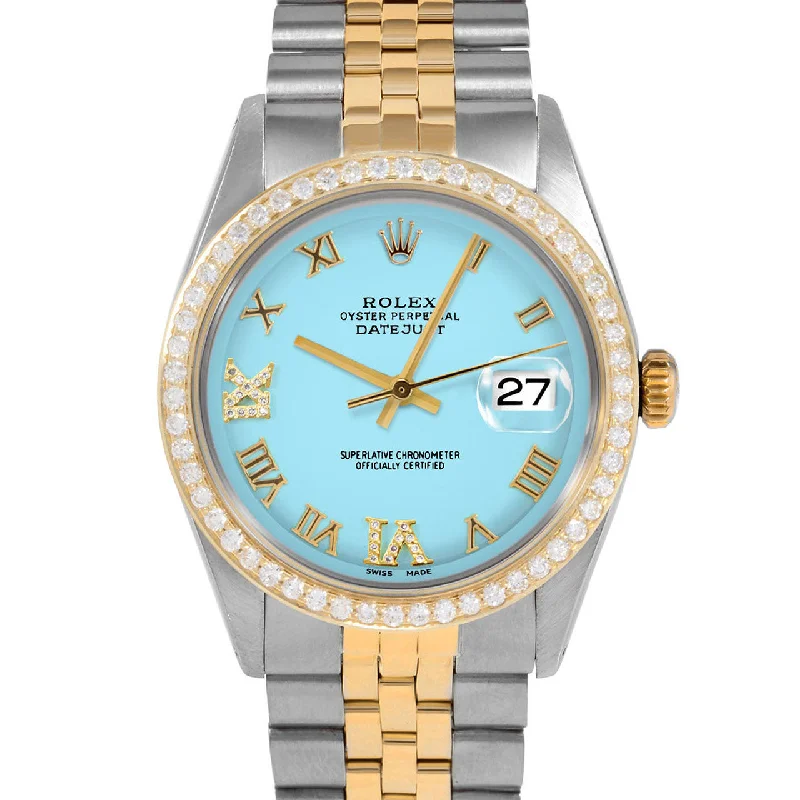 Rolex Datejust 36mm | 1601-TT-TRQ-RDR69-BDS-JBL