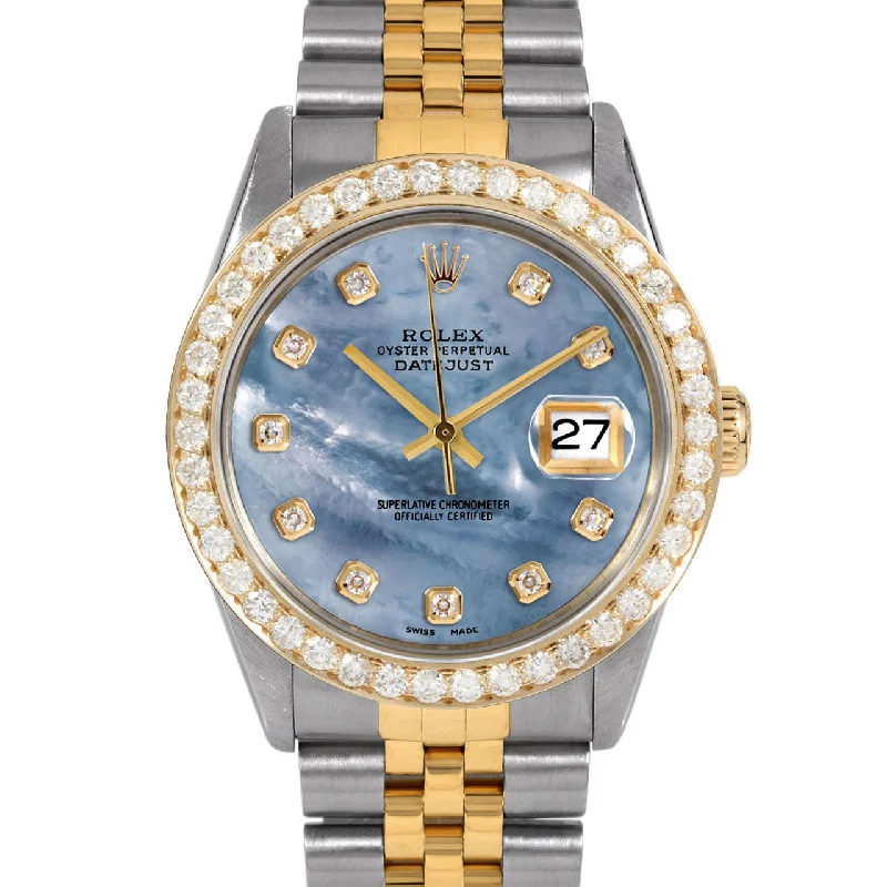 Rolex Datejust 36mm | 16013-BLMOP-DIA-AM-25CT-JBL