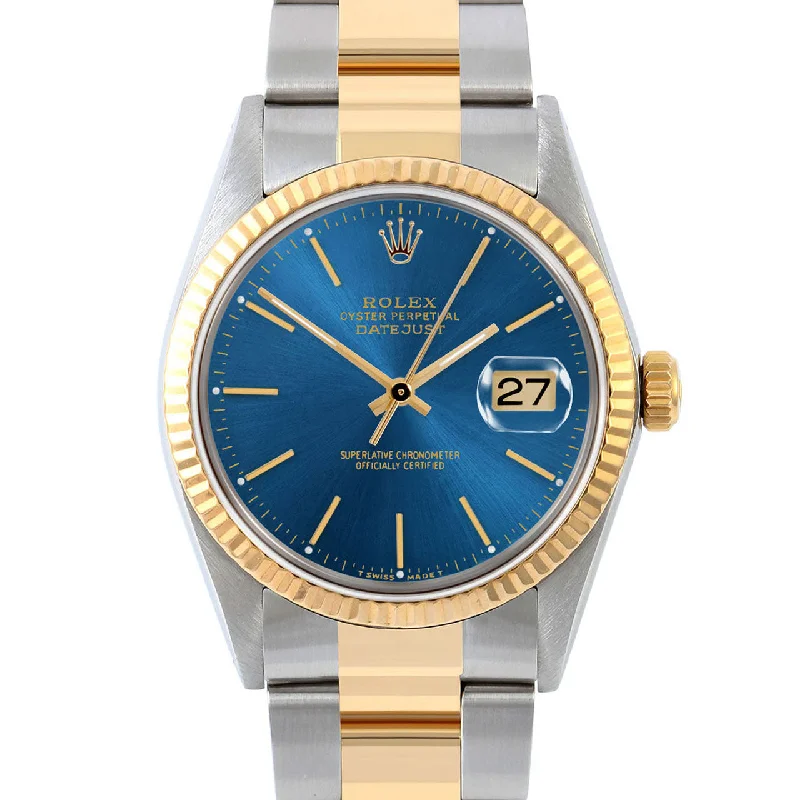 Rolex Datejust 36mm | 16013-BLU-STK-FLT-OYS