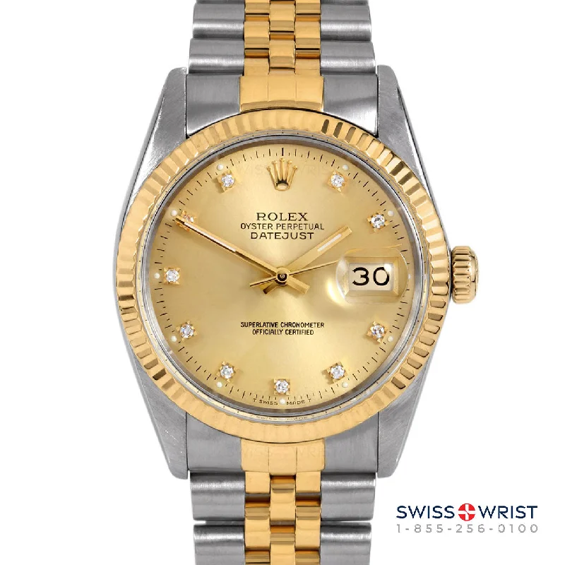 Rolex Datejust 36mm | 16013-CHM-DIA-OLD-FLT-JBL