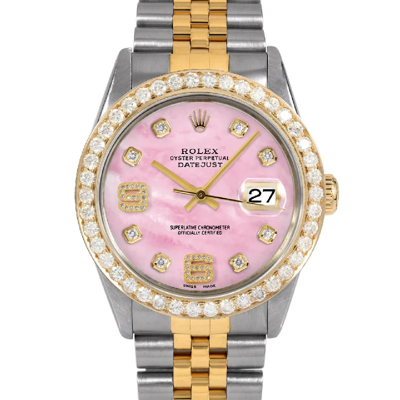 Rolex Datejust 36mm | 16013-PMOP-8DA69-25CT-JBL